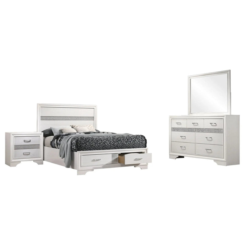 Miranda 4-piece Full Bedroom Set White by Unique Piece Furniture