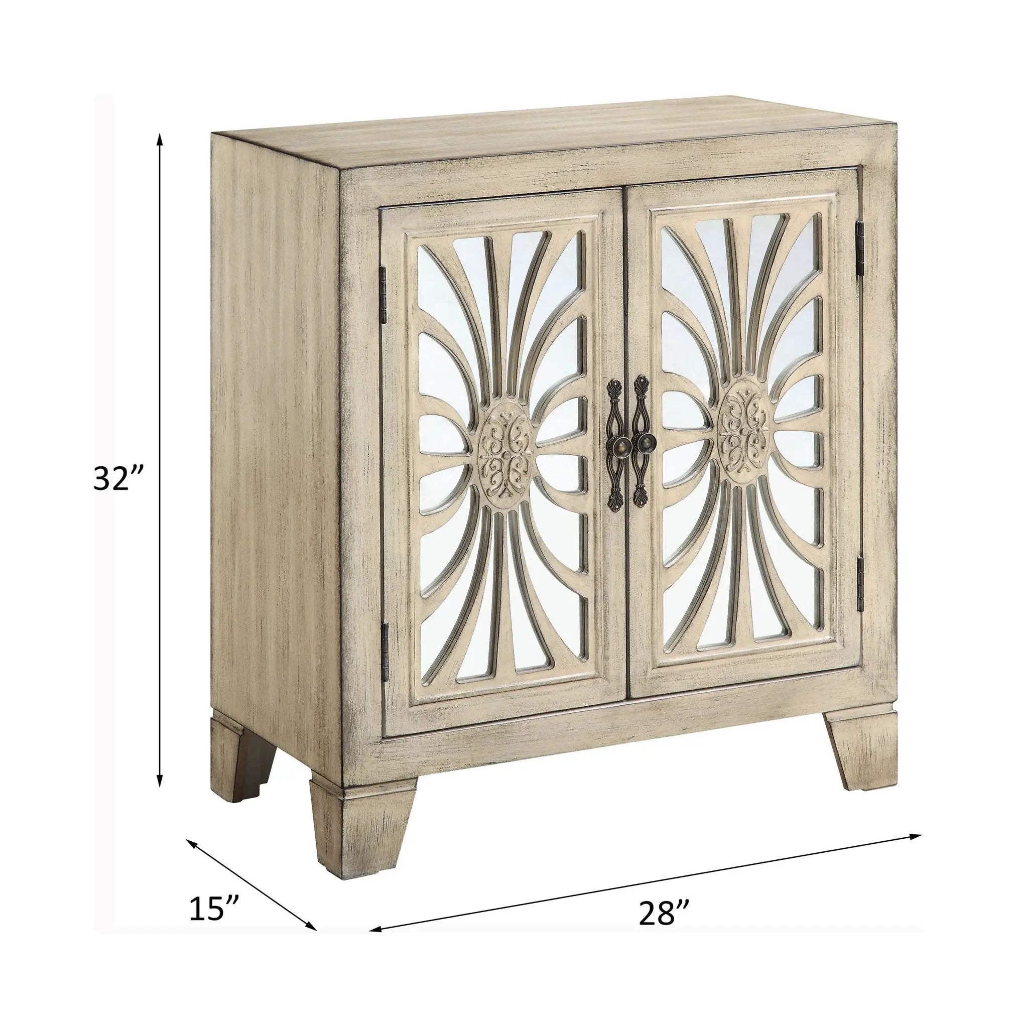 Nalani - Console Cabinet - Antique White by Unique Piece Furniture