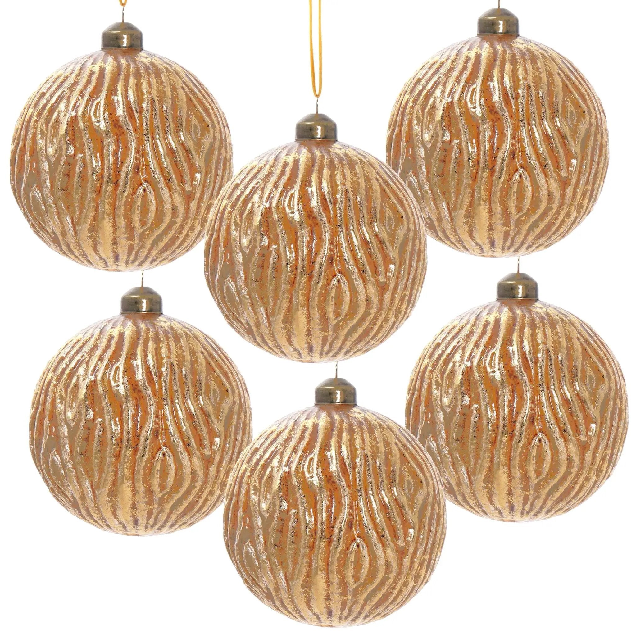 Christmas Ball Glass Decorative Hanging Ball Christmas Tree Ornaments For Holiday Party Decorations by HouseOfZazla