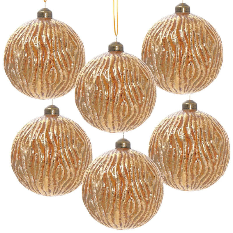 Christmas Ball Glass Decorative Hanging Ball Christmas Tree Ornaments For Holiday Party Decorations by HouseOfZazla