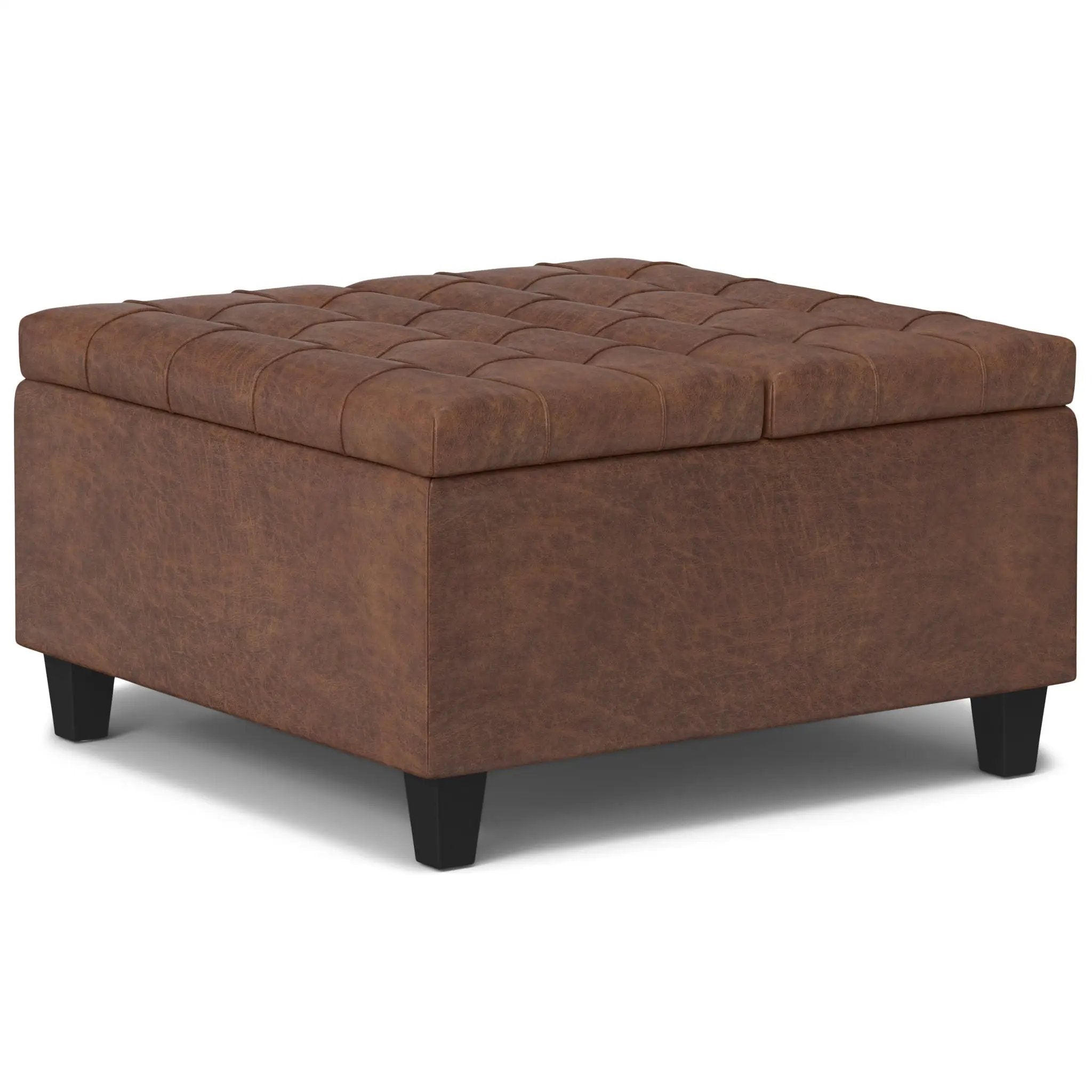Harrison - Large Coffee Table Storage Ottoman by HouseOfZazla