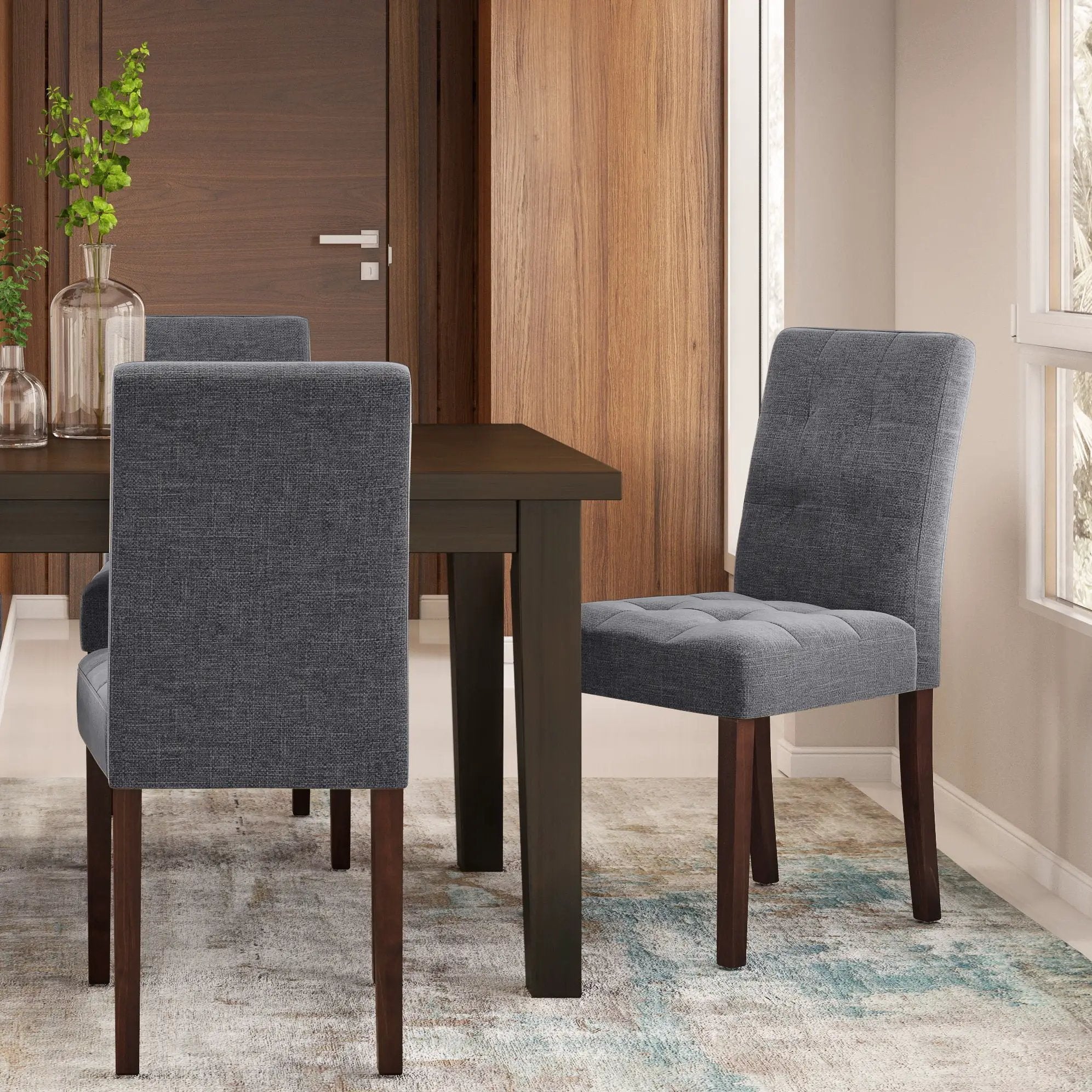 Andover - Parson Dining Chair, Upholstered (Set of 2) by HouseOfZazla
