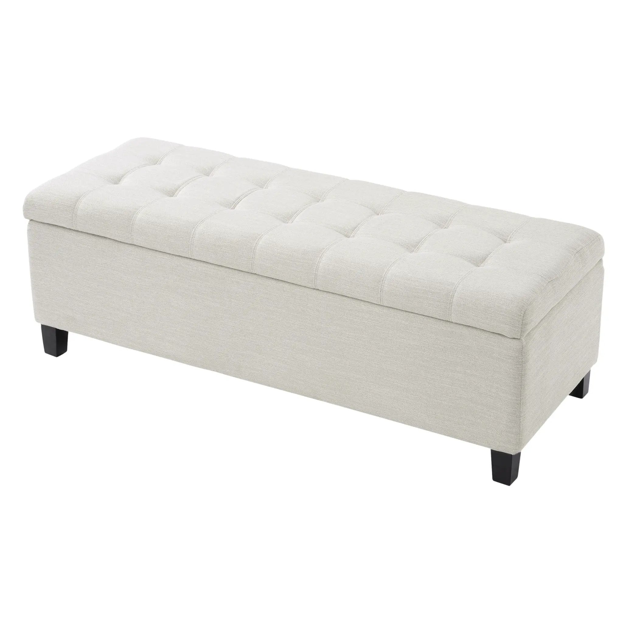 Upholstered Storage Ottoman Bench by HouseOfZazla
