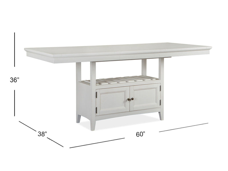 Heron Cove - Counter Table - Chalk White, photo 6 of 7