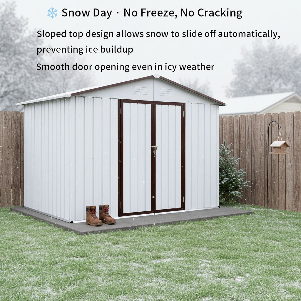 10' x 8' Garden Sheds Outdoor Storage Sheds by HouseOfZazla