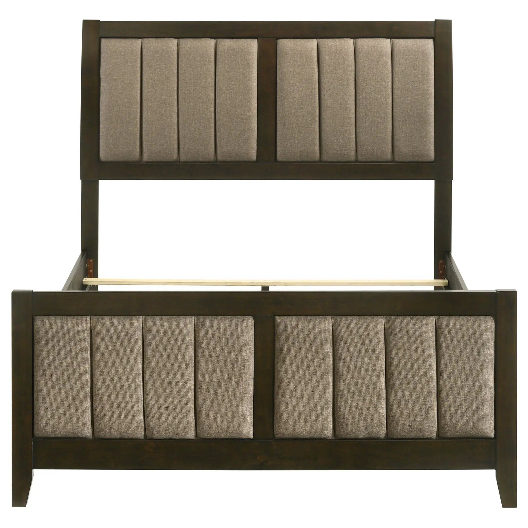 Wilkes 51-inch Upholstered Full Bed Dark Cocoa by Unique Piece Furniture