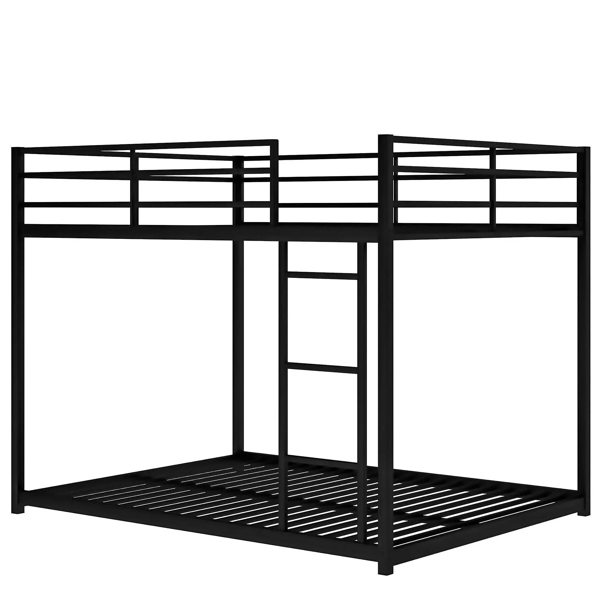 Metal Bunk Bed, Low Bunk Bed With Ladder by Unique Piece Furniture