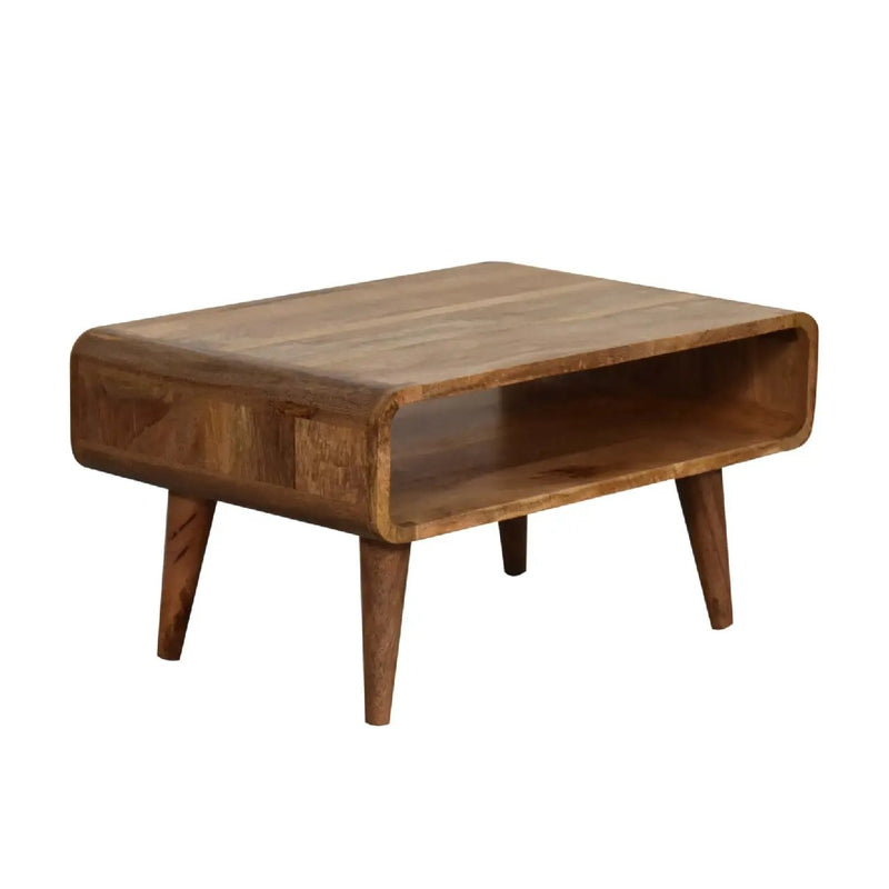 Solid Wood Media Unit, Open Slot, Oak-ish by HouseOfZazla