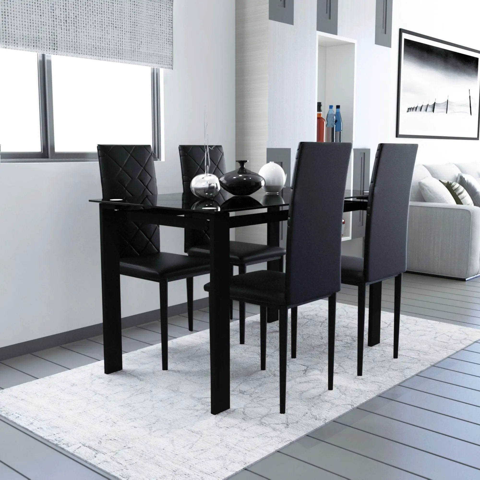 Modern Dining Chair With Diamond Design by Unique Piece Furniture