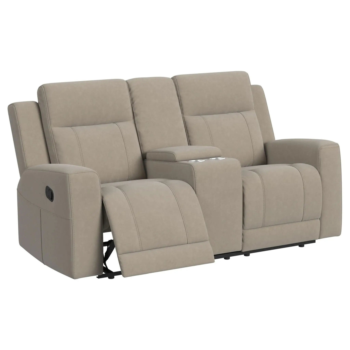 Slater - Reclining Loveseat With Manual Levers by HouseOfZazla