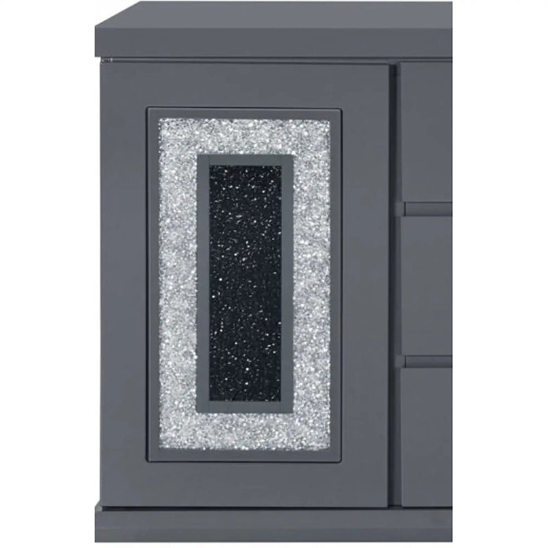 Ariya - Buffet With Clear Glass Inlay by Unique Piece Furniture