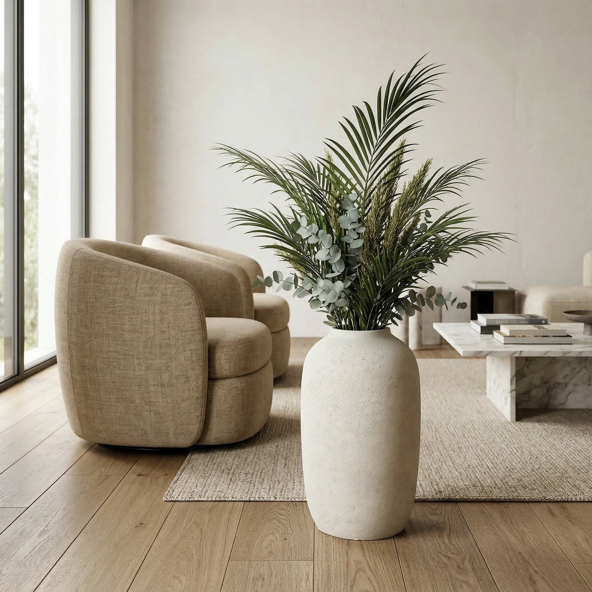 Large Round Concrete Planter, photo 2 of 10