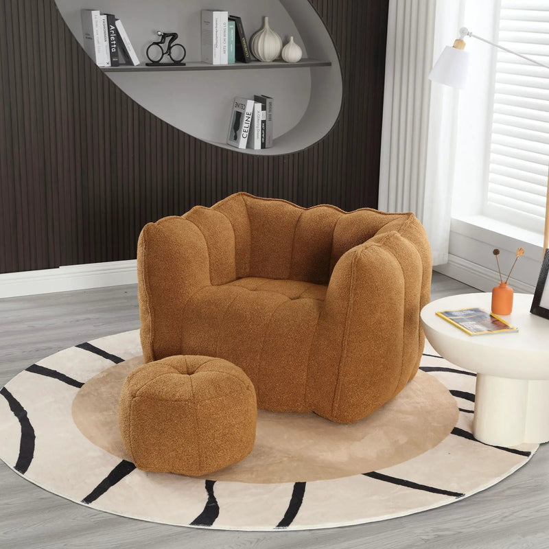 Soft Bean Bag Chair With High Resilient Foam by HouseOfZazla