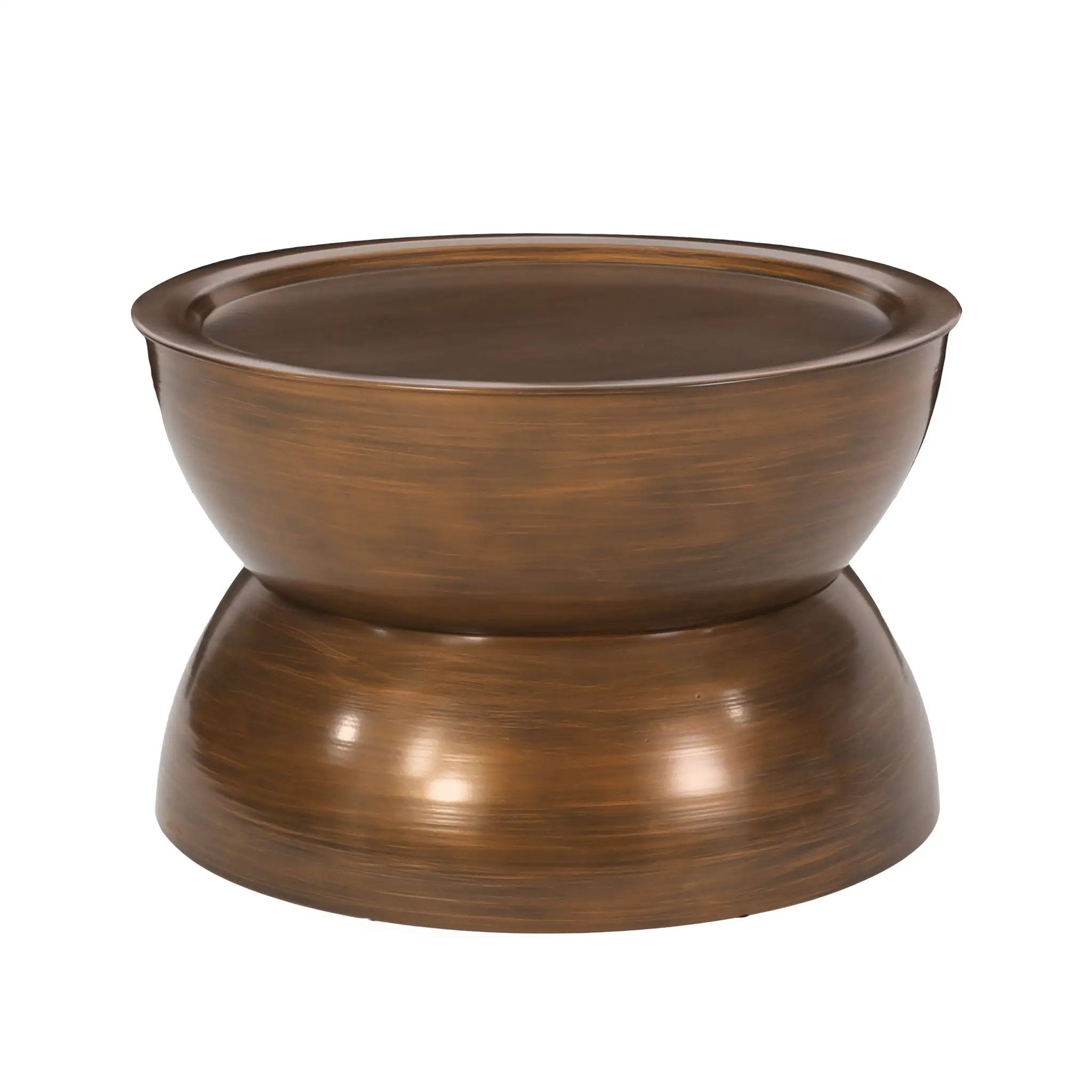Sparling Modern Iron Hourglass Coffee Table by HouseOfZazla