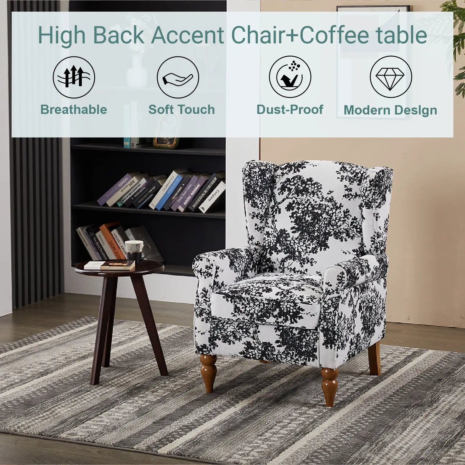 Coffee Table & Armchair Set by HouseOfZazla