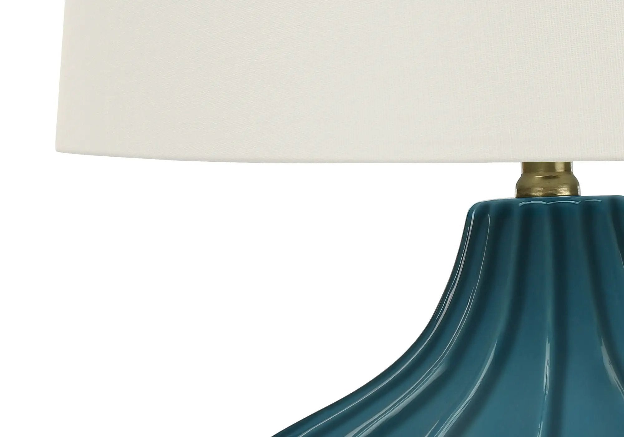Lighting, Table Lamp, Ceramic, Transitional - Blue by HouseOfZazla