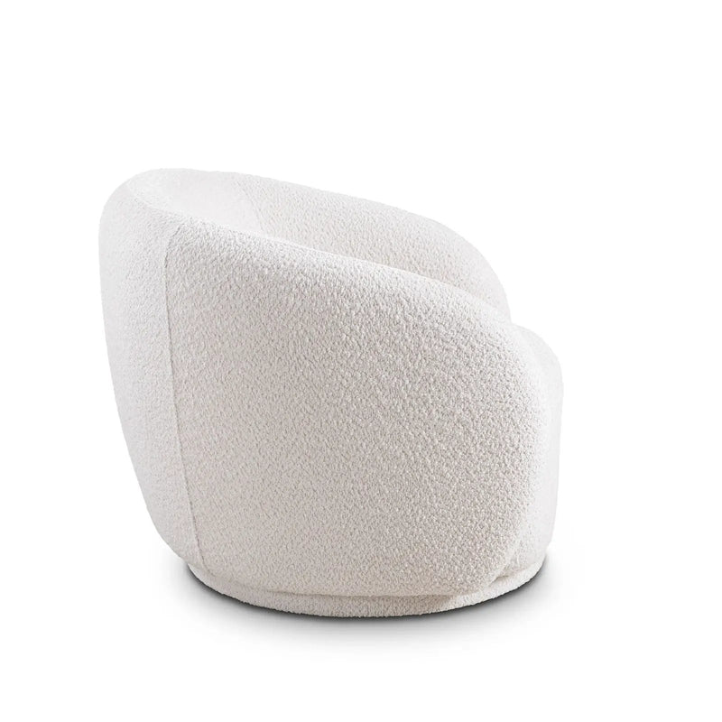 Swivel Accent Upholstered Barrel Chair by HouseOfZazla