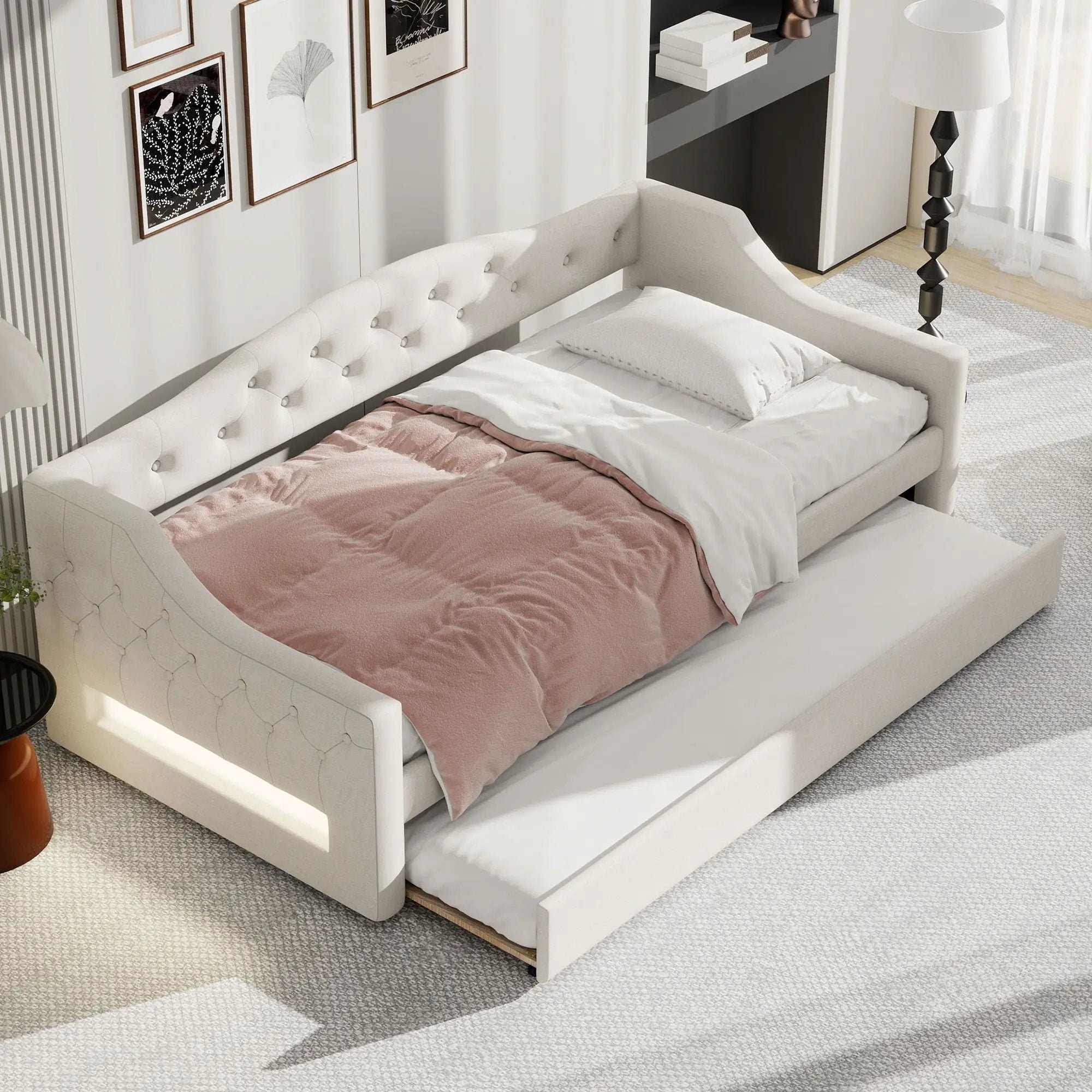 Daybed With LED Belt by Unique Piece Furniture