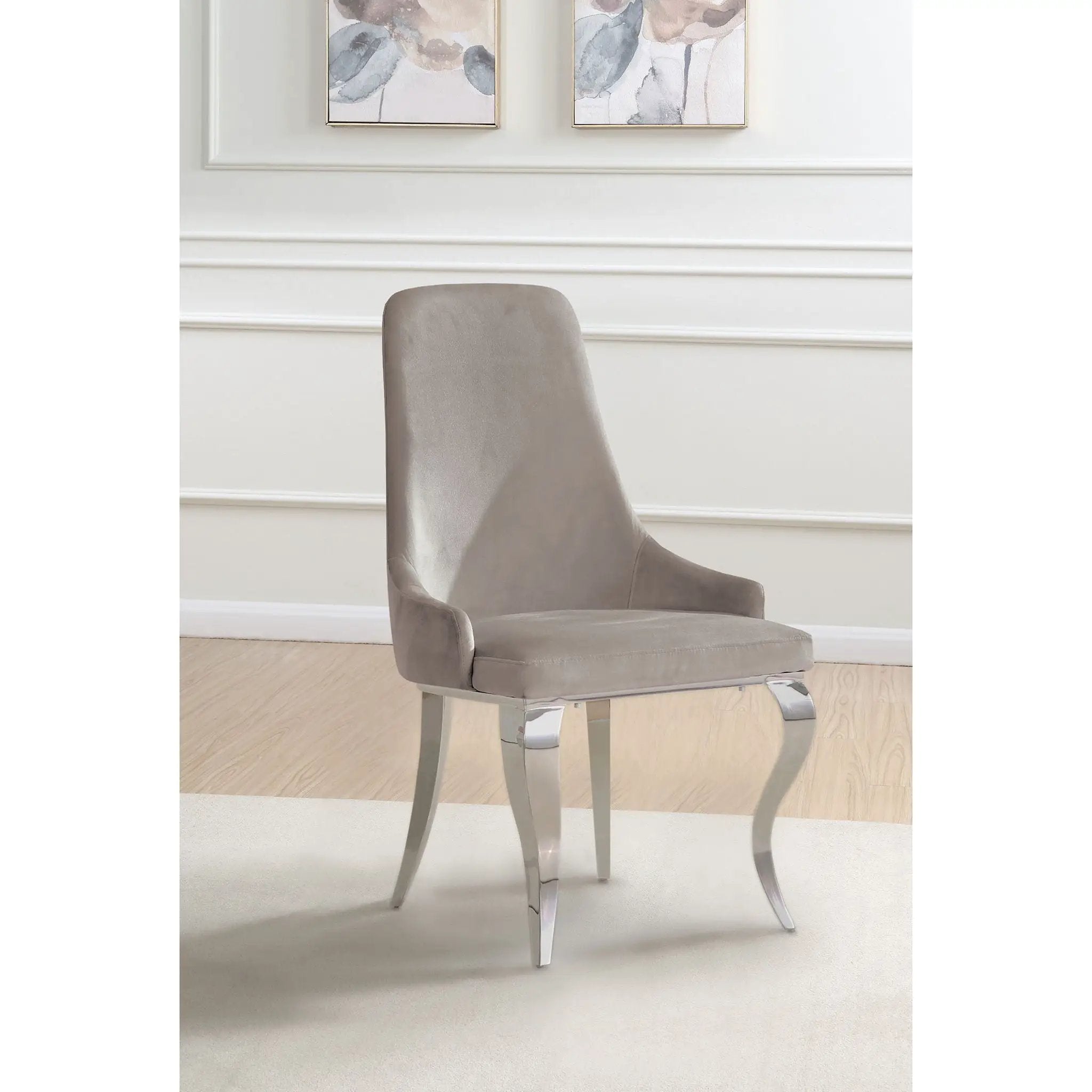 Luxury Upholstered Back Dining Chairs (Set of 2) by HouseOfZazla
