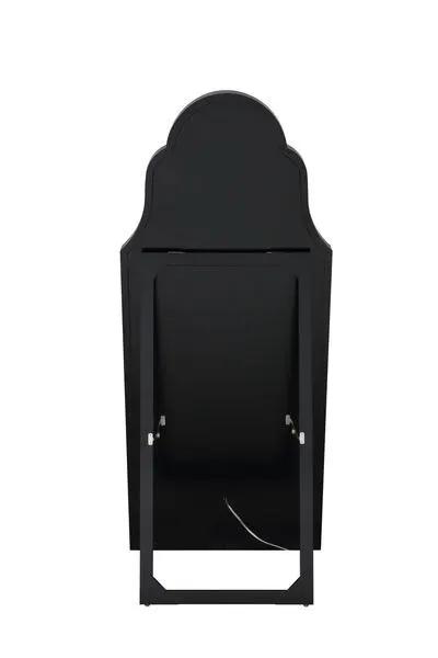 Noralie - Hollywood Floor Mirror - Mirrored & Faux Diamonds by Unique Piece Furniture