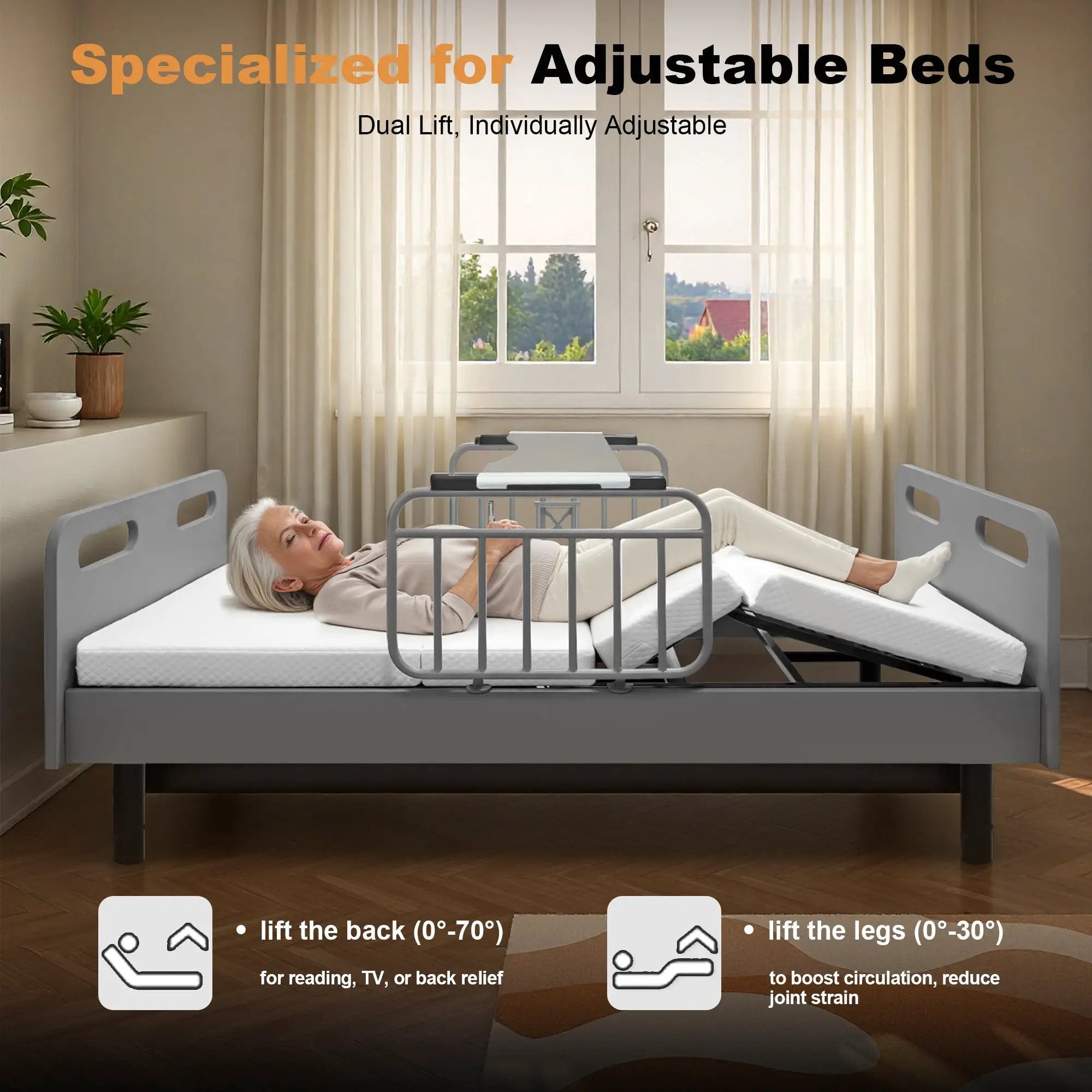 Electric Adjustable Hospital Bed for Home Use by HouseOfZazla