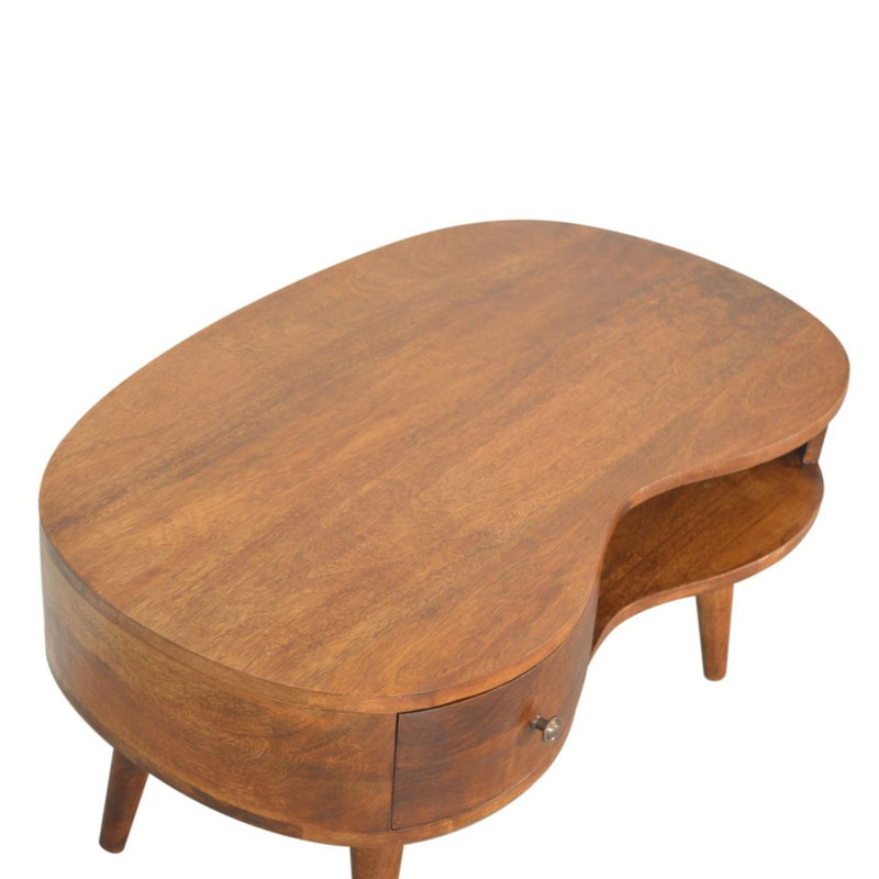 Wave Coffee Table With 1 Drawer by HouseOfZazla