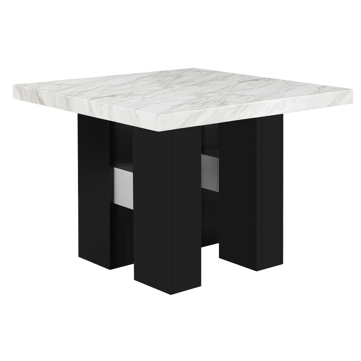 Mikha Bar Table with Extra Thick Top - Black, White, or Light Brown, photo 3 of 18