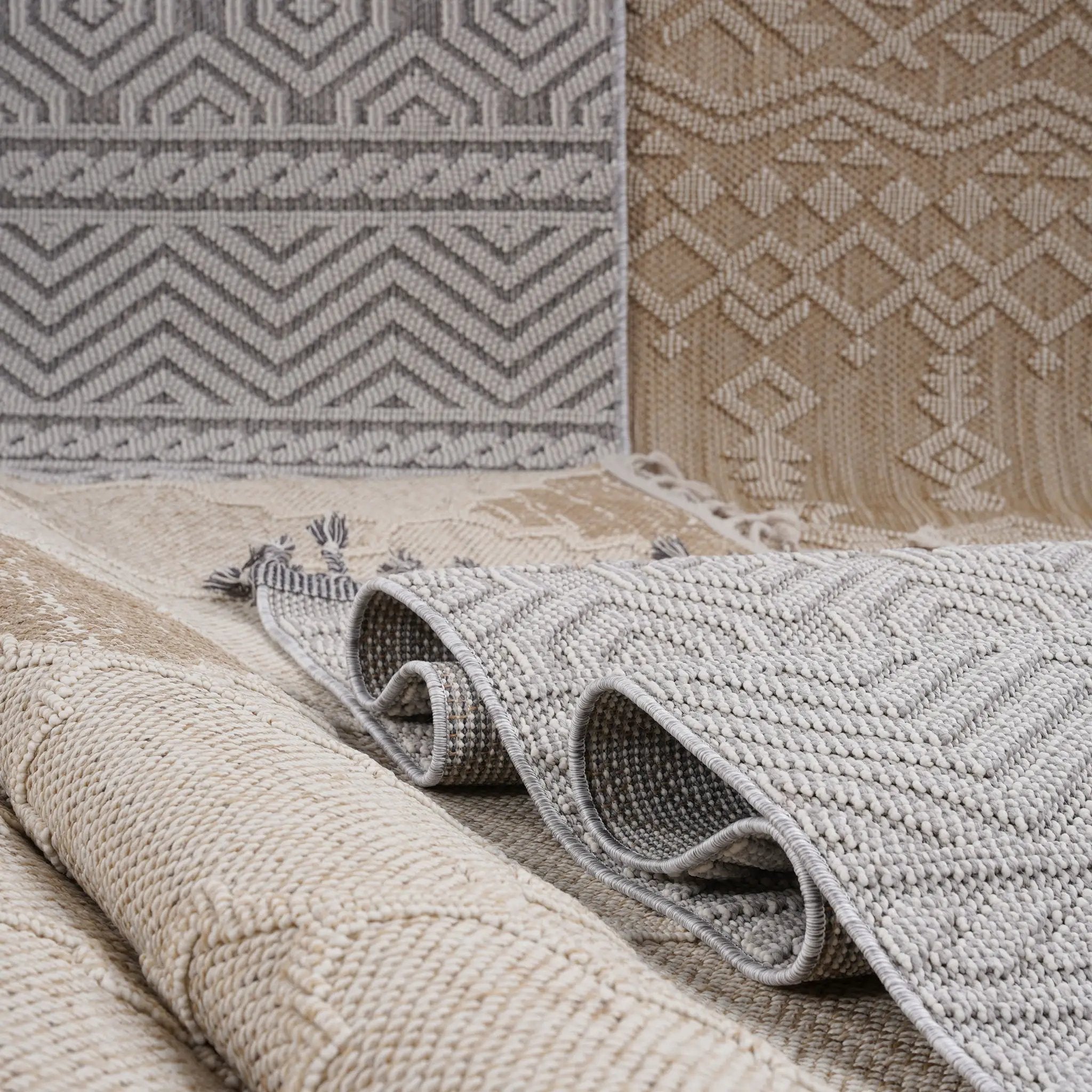 Guros - Indoor / Outdoor Trellis Area Rug by Unique Piece Furniture