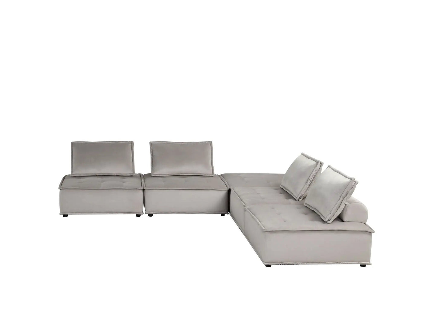 Anna - Stylish Sectional Sofa Ottoman by HouseOfZazla