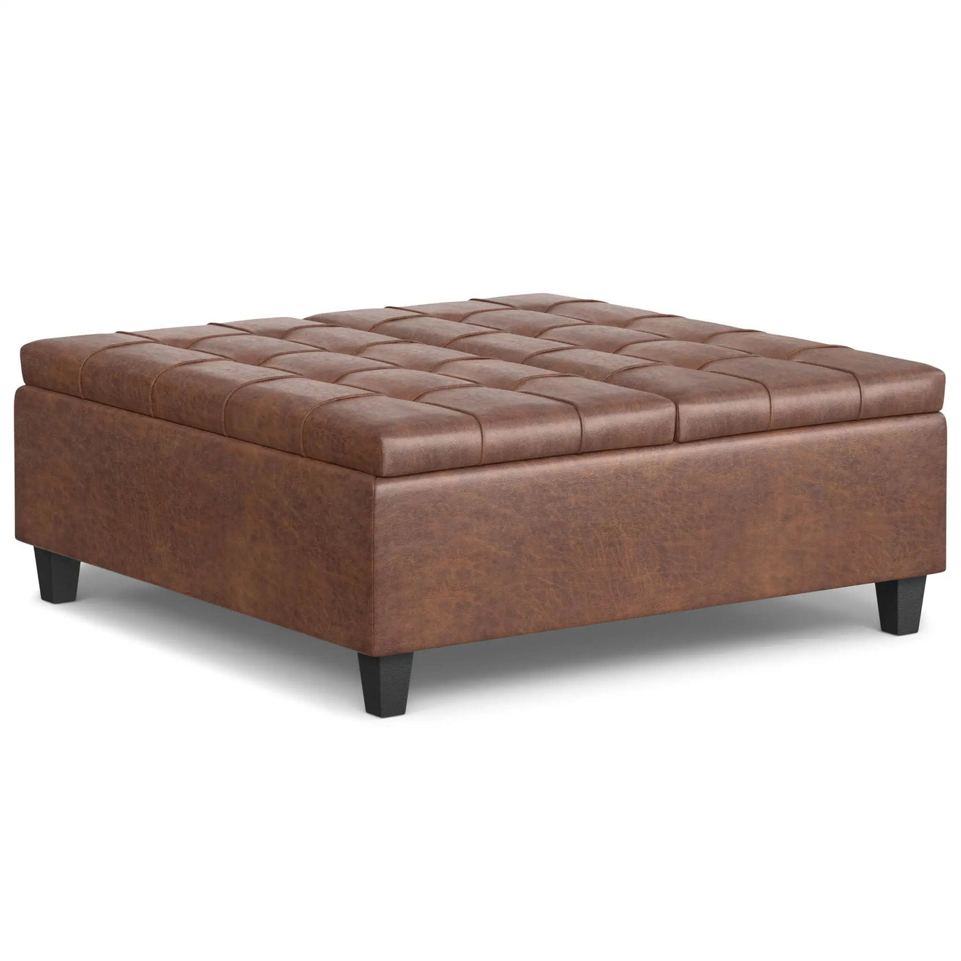 Harrison - Upholstered Coffee Table Storage Ottoman by HouseOfZazla