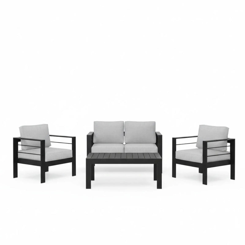 Outdoor Patio Set, All-Weather With Thick Cushions by HouseOfZazla