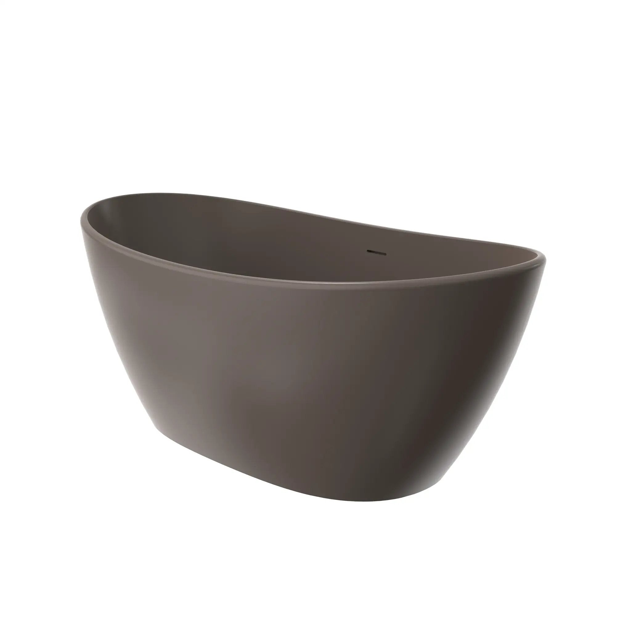 61 Inch Freestanding Solid Surface Soaking Bathtub by HouseOfZazla