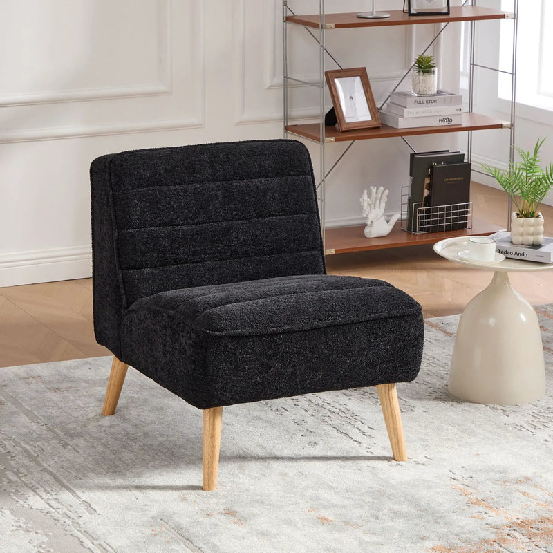 Upholstered Armless Accent Chair by Unique Piece Furniture