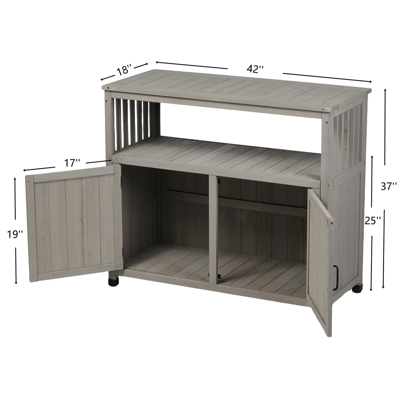 Patio Bar Table Set With Storage by HouseOfZazla