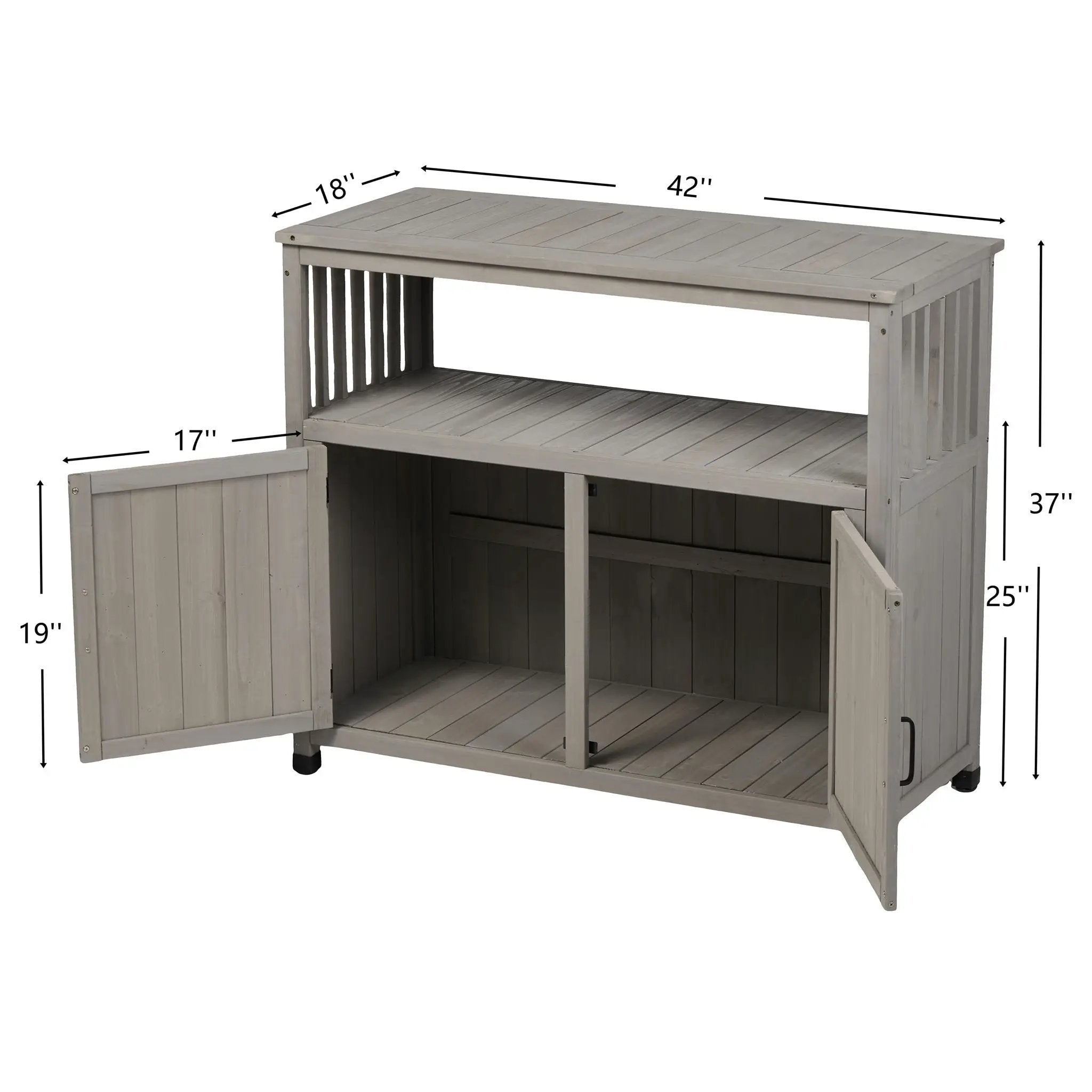 Patio Bar Table Set With Storage by HouseOfZazla