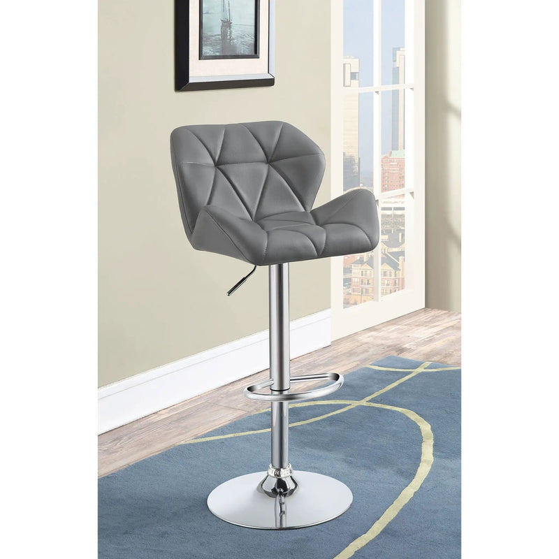 Adjustable Bar Stool With Height-Adjustable Base (Set of 2) by HouseOfZazla