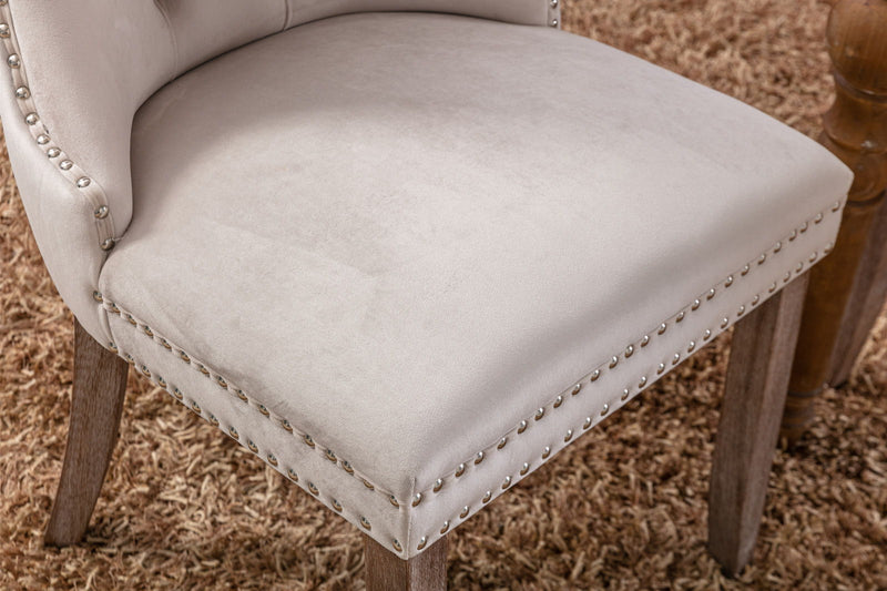 Nikki - High-End Tufted Dining Chair (Set of 2) by HouseOfZazla