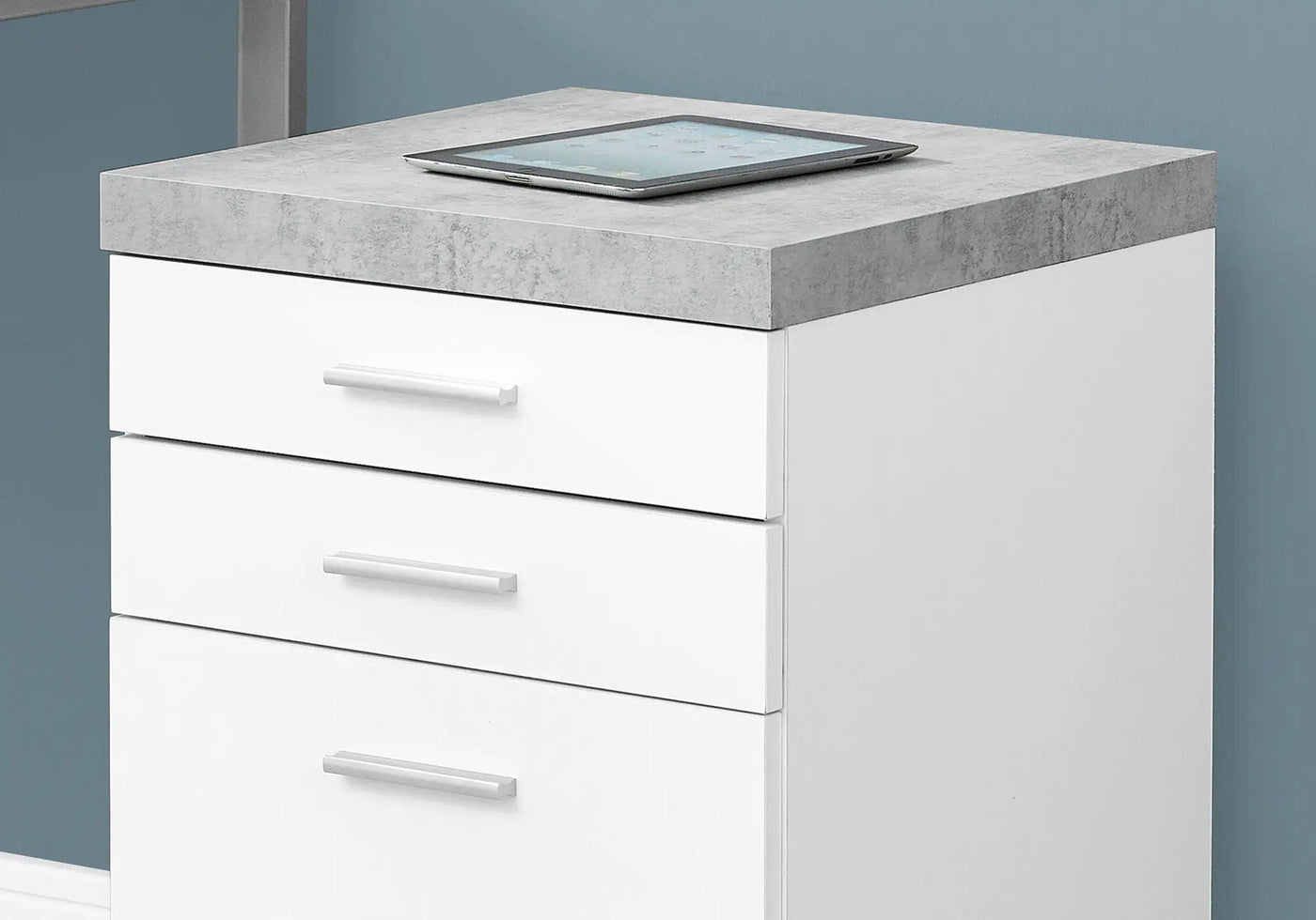 File Cabinet Rolling Mobile Storage Drawers Printer Stand For Office by HouseOfZazla