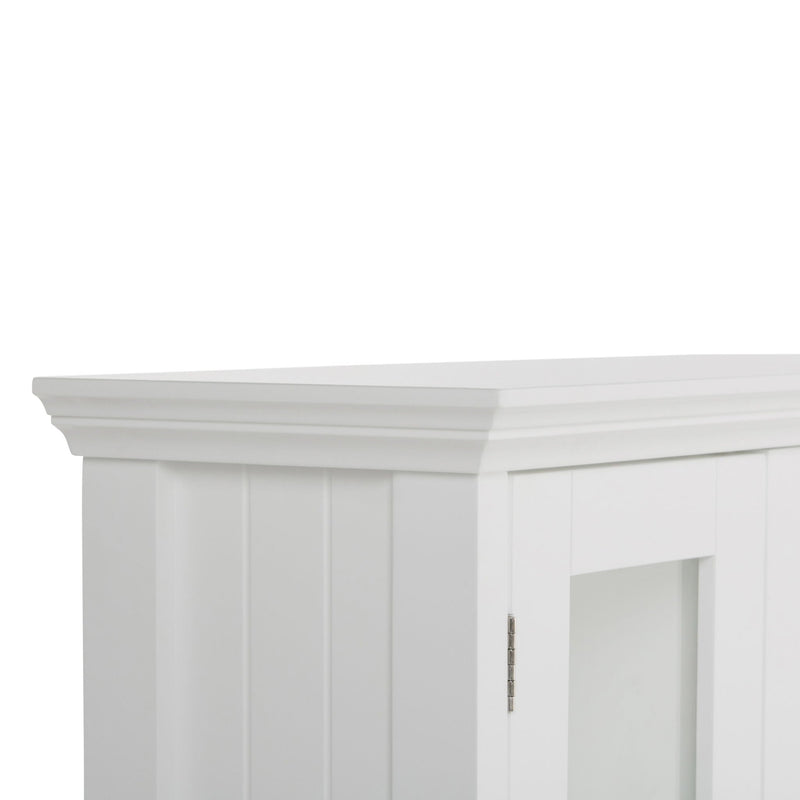 Double Door Wall Cabinet with Adjustable Shelves - Pure White, photo 8 of 9