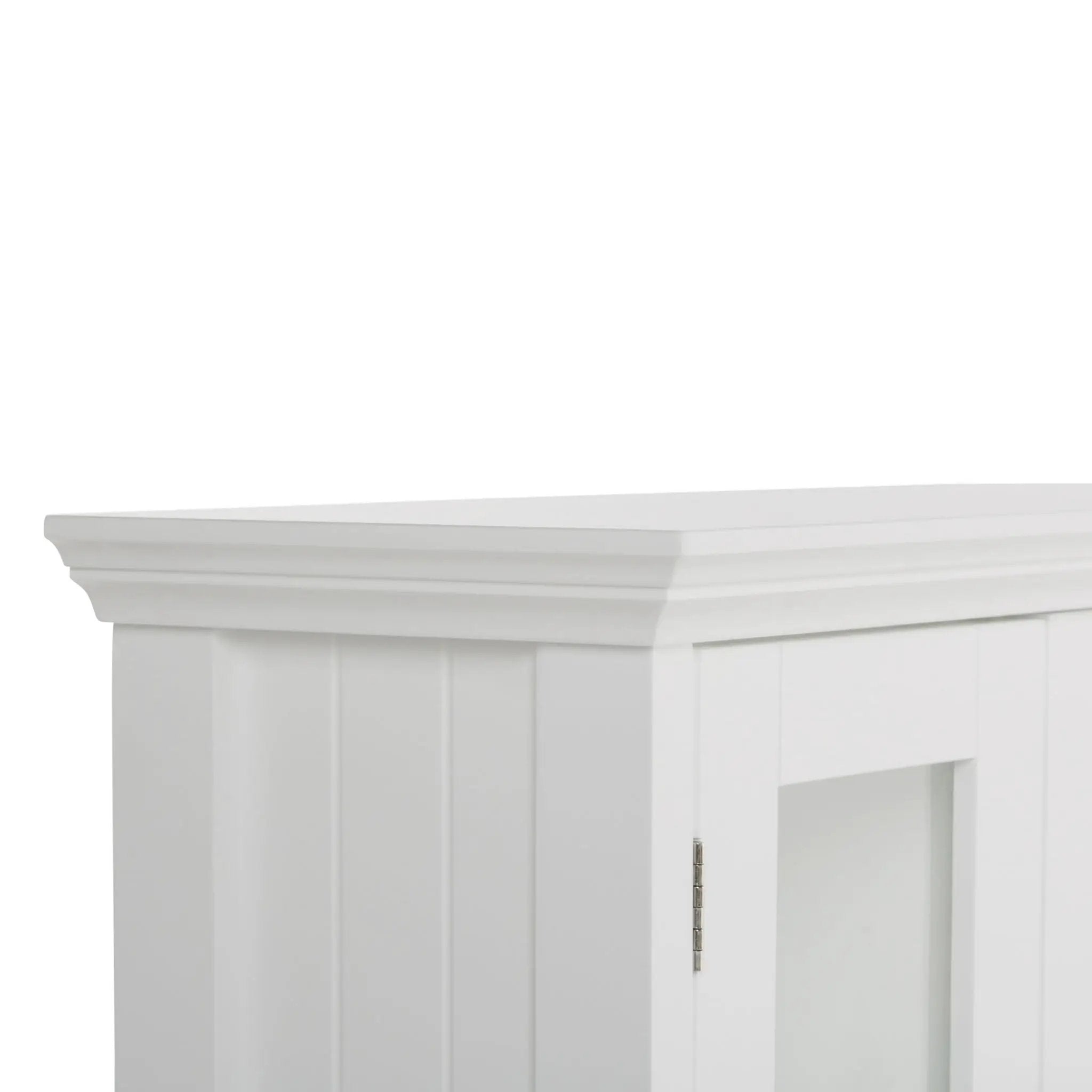 Acadian - Double Door Wall Cabinet - Pure White by HouseOfZazla