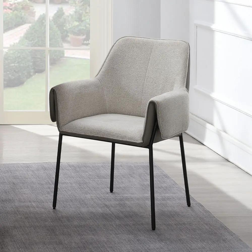 Jirina - Arm Chair (Set of 2) - Beige Chenille by Unique Piece Furniture