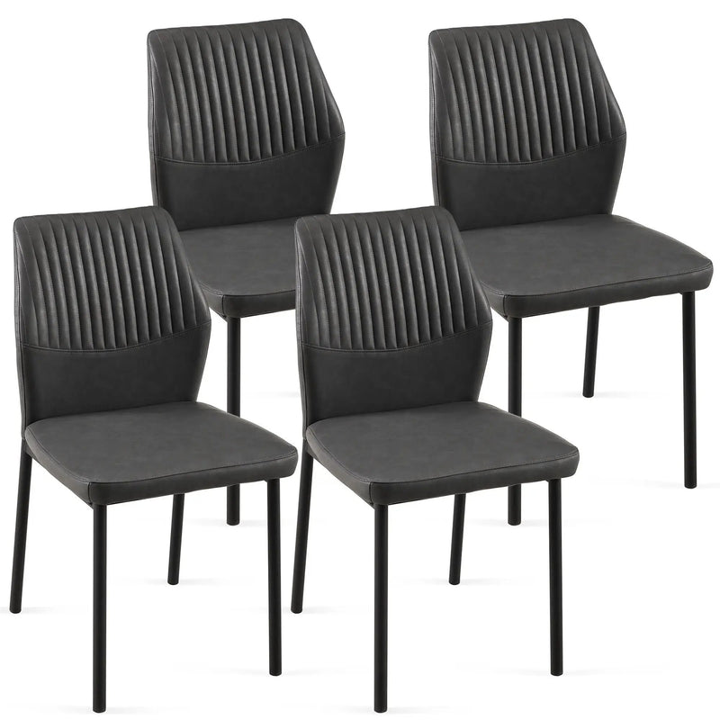 Dining Chairs Living Room Chair Modern Kitchen Armless Side Chair With Metal Legs by HouseOfZazla