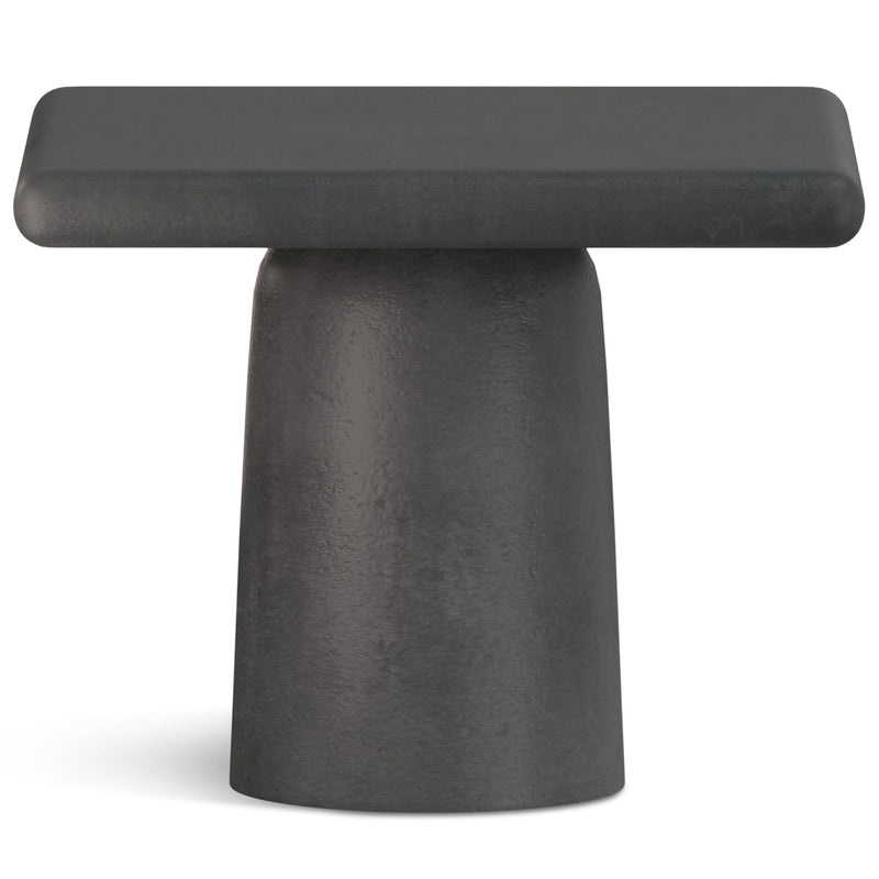 Zachary - 2 Piece Set Cast Aluminum Coffee Table - Black by HouseOfZazla