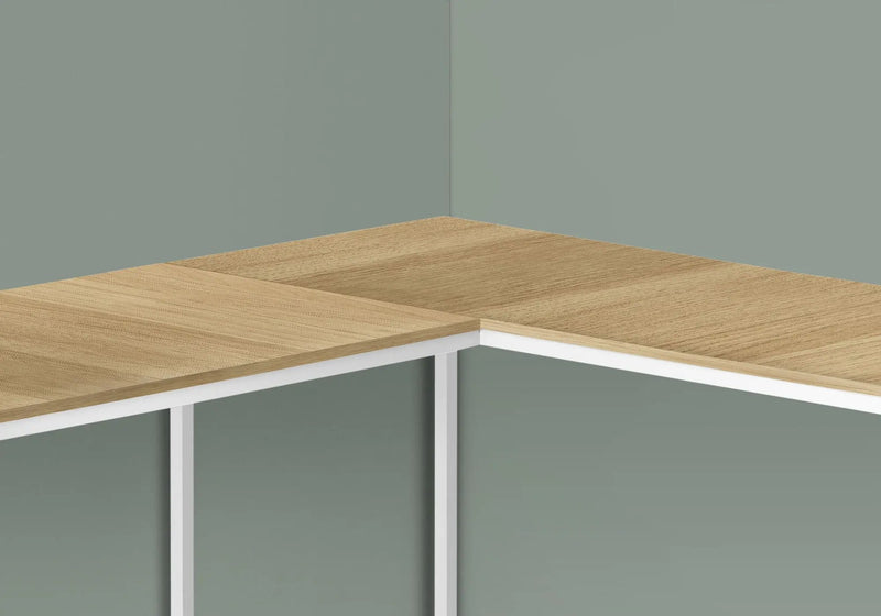 L-Shaped Corner Computer Desk with Contemporary Marble Look by HouseOfZazla