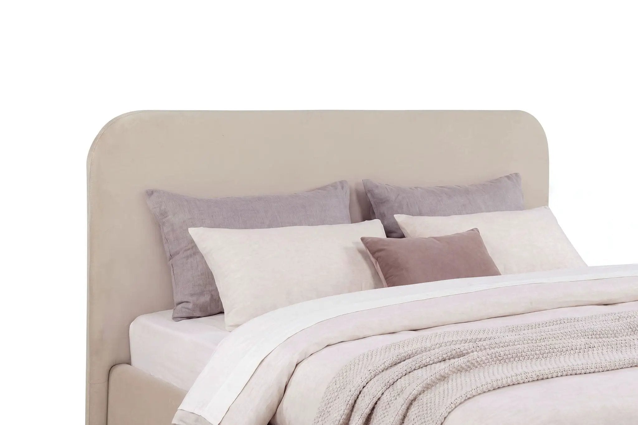 Anders Upholstered Eastern King Storage Lift Platform Bed Beige by Unique Piece Furniture
