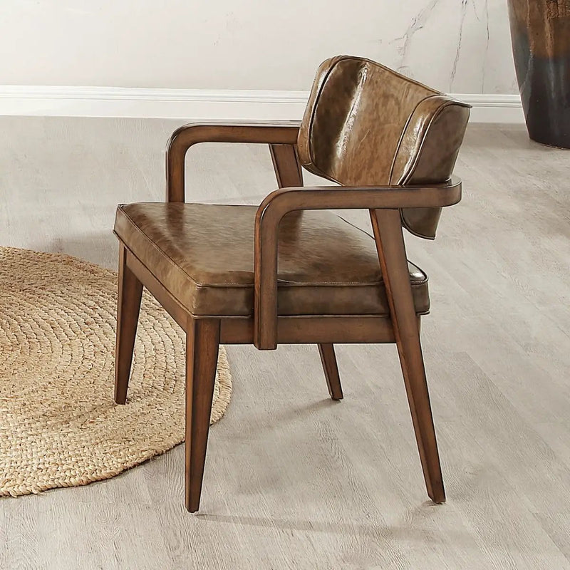 Harvey - Arm Chair (Set of 2) - Brown by Unique Piece Furniture