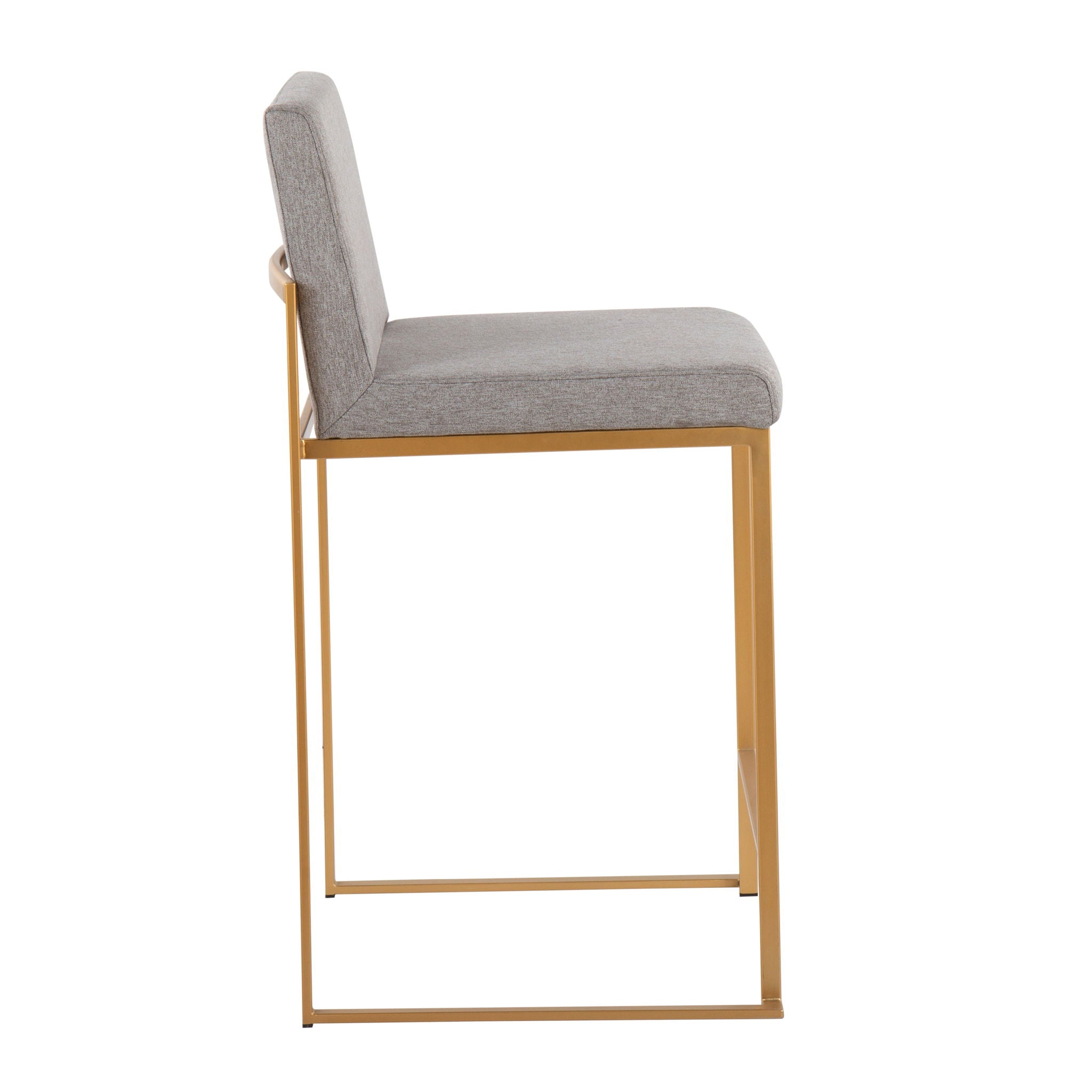 Fuji - Contemporary High Back Stylish Counter Stool by HouseOfZazla