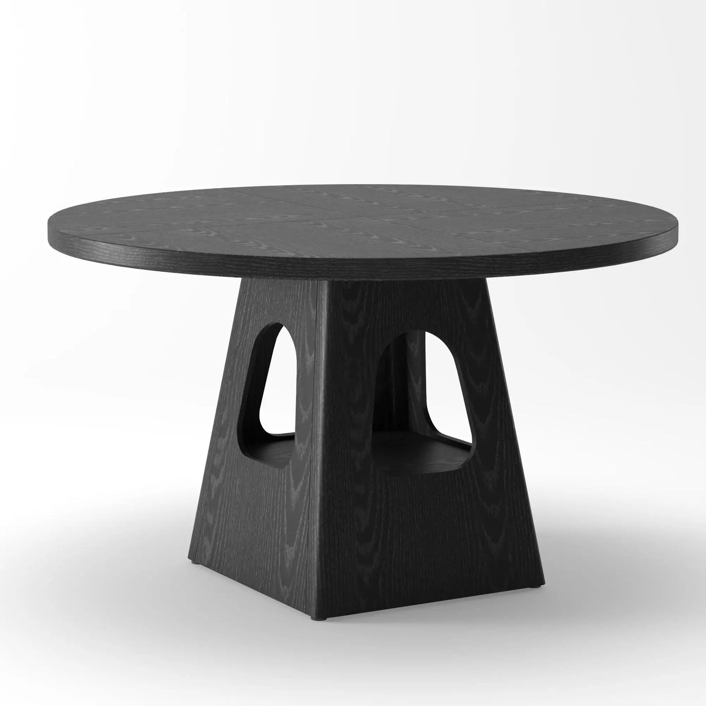 Farmhouse Round Dining Table With Storage Base by HouseOfZazla
