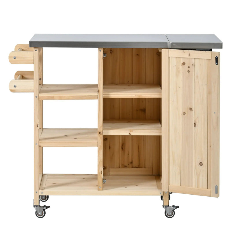 Foldable Outdoor Kitchen Island Patio Kitchen Island by HouseOfZazla