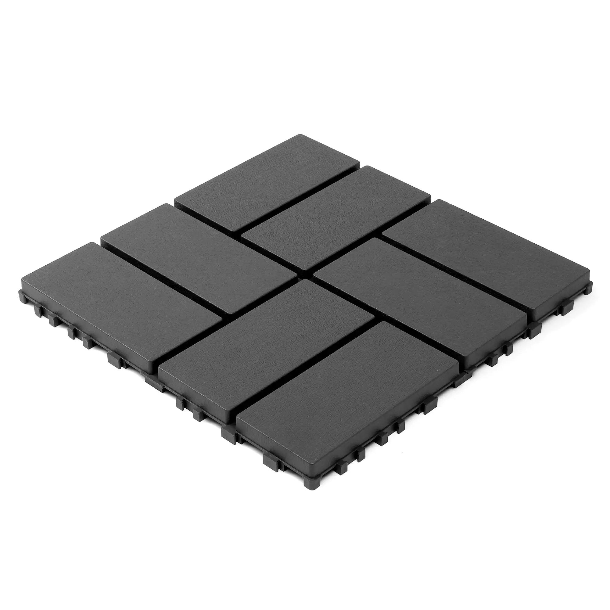 Plastic Interlocking Decking Tiles - Perfect for Any Outdoor Space by HouseOfZazla